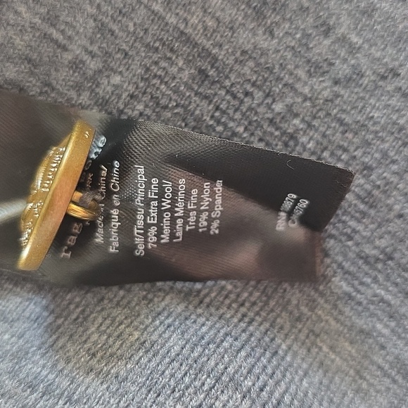 Rag & Bone Charcoal Gray Merino Wool Blazer. Size Extra Small - Picture 10 of 11